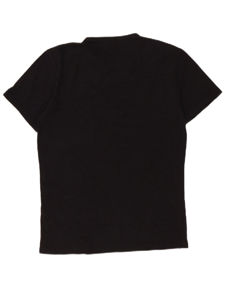 T-shirt da donna Kappa Top UK 12 medio nero cotone