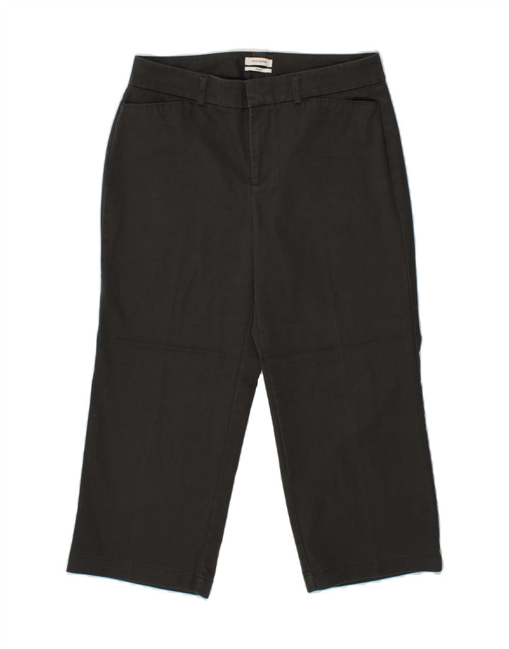 DOCKERS Womens Straight Capri Trousers US 8 Medium W30 L22  Black Cotton Vintage Dockers and Second-Hand Dockers from Messina Hembry 