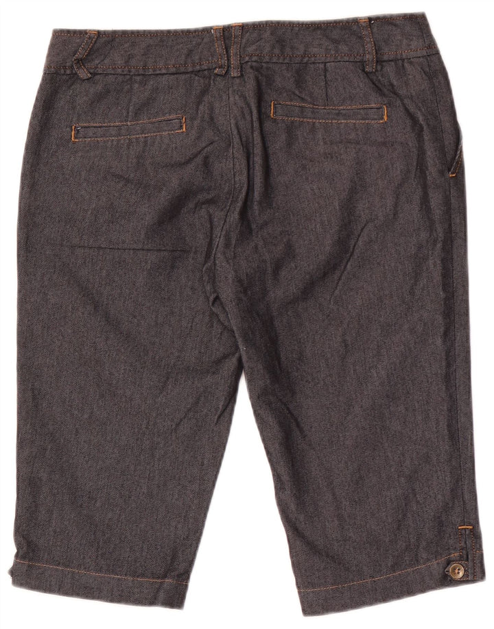 Pantaloncini chino bermuda da donna Zara EU 40 medi W30 cotone nero