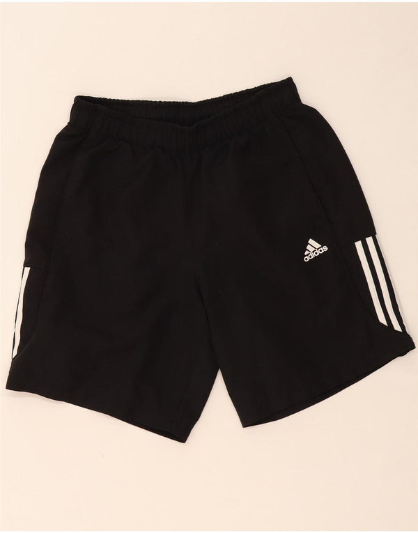 Pantaloncini sportivi ADIDAS Climalite da uomo medio nero in poliestere