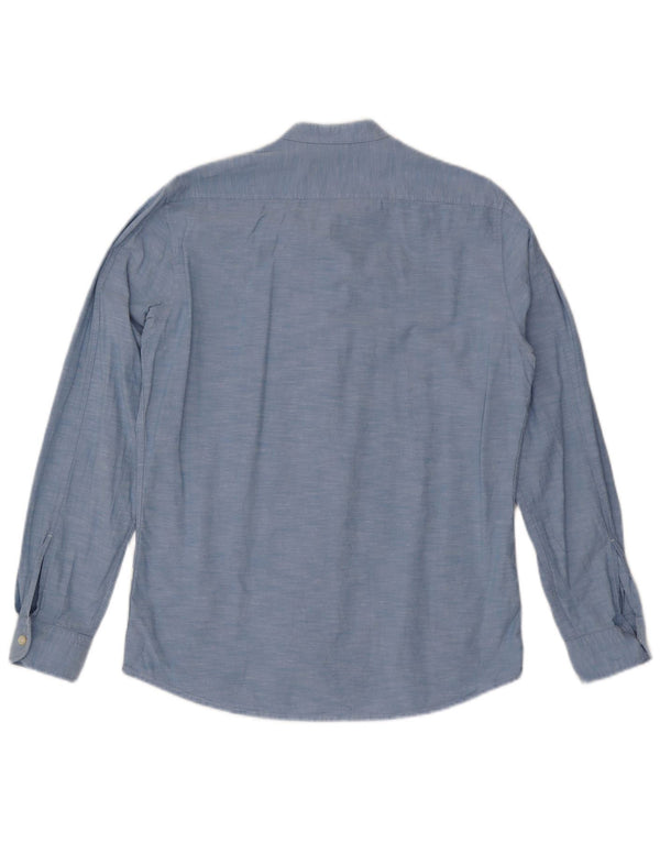 Camicia HUGO BOSS da uomo vestibilità regolare in cotone blu medio