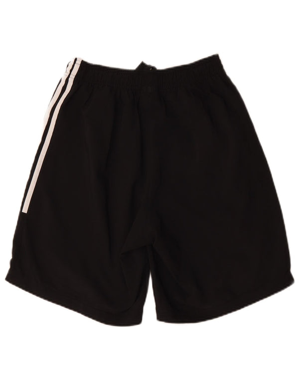 Pantaloncini sportivi Adidas da uomo piccoli in poliestere nero