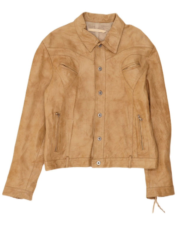 Giacca in pelle da donna Imperial UK 18 XL Beige