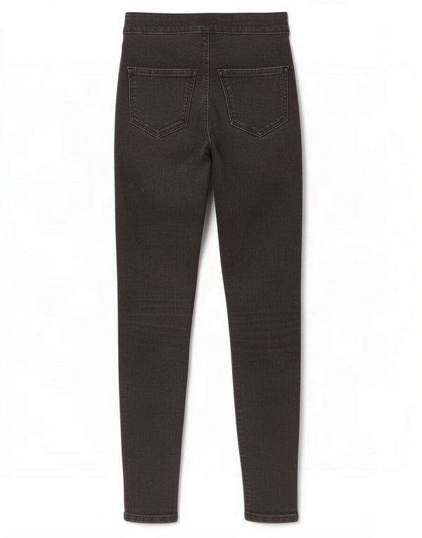 Topshop Womens Joni Jegging Jeans W25 L28 Black Cotton