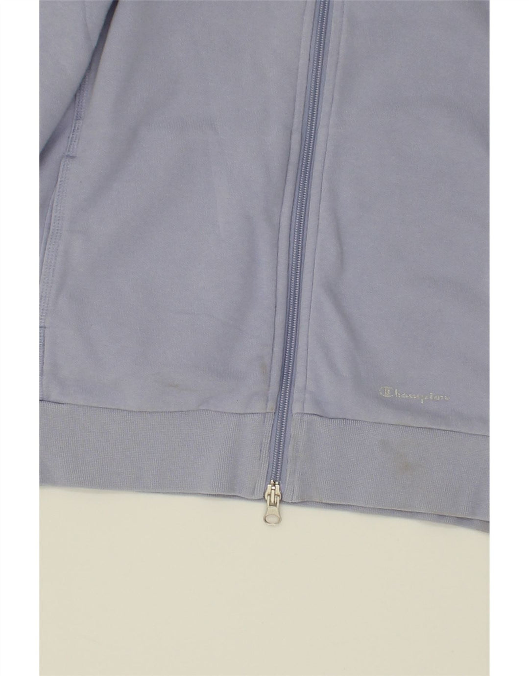 CHAMPION Womens Easy Fit Tracksuit Top Jacket UK 16 Large Blue Cotton Vintage Champion and Second-Hand Champion from Messina Hembry 