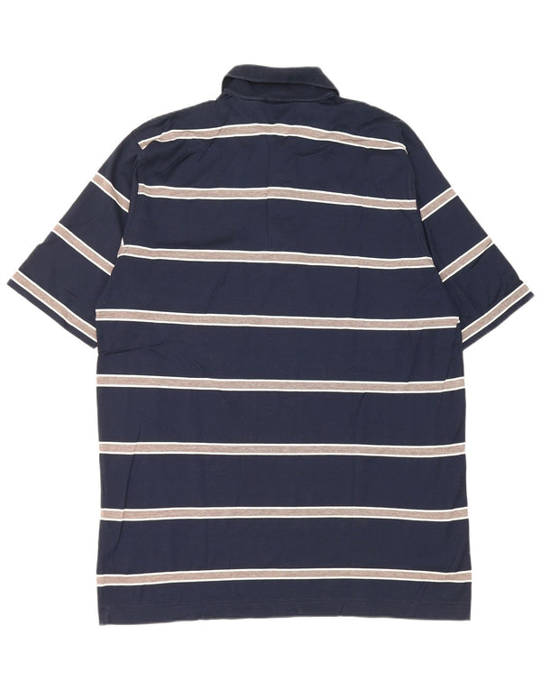 Polo da uomo Amerigo Vespucci 2XL in cotone a righe blu navy
