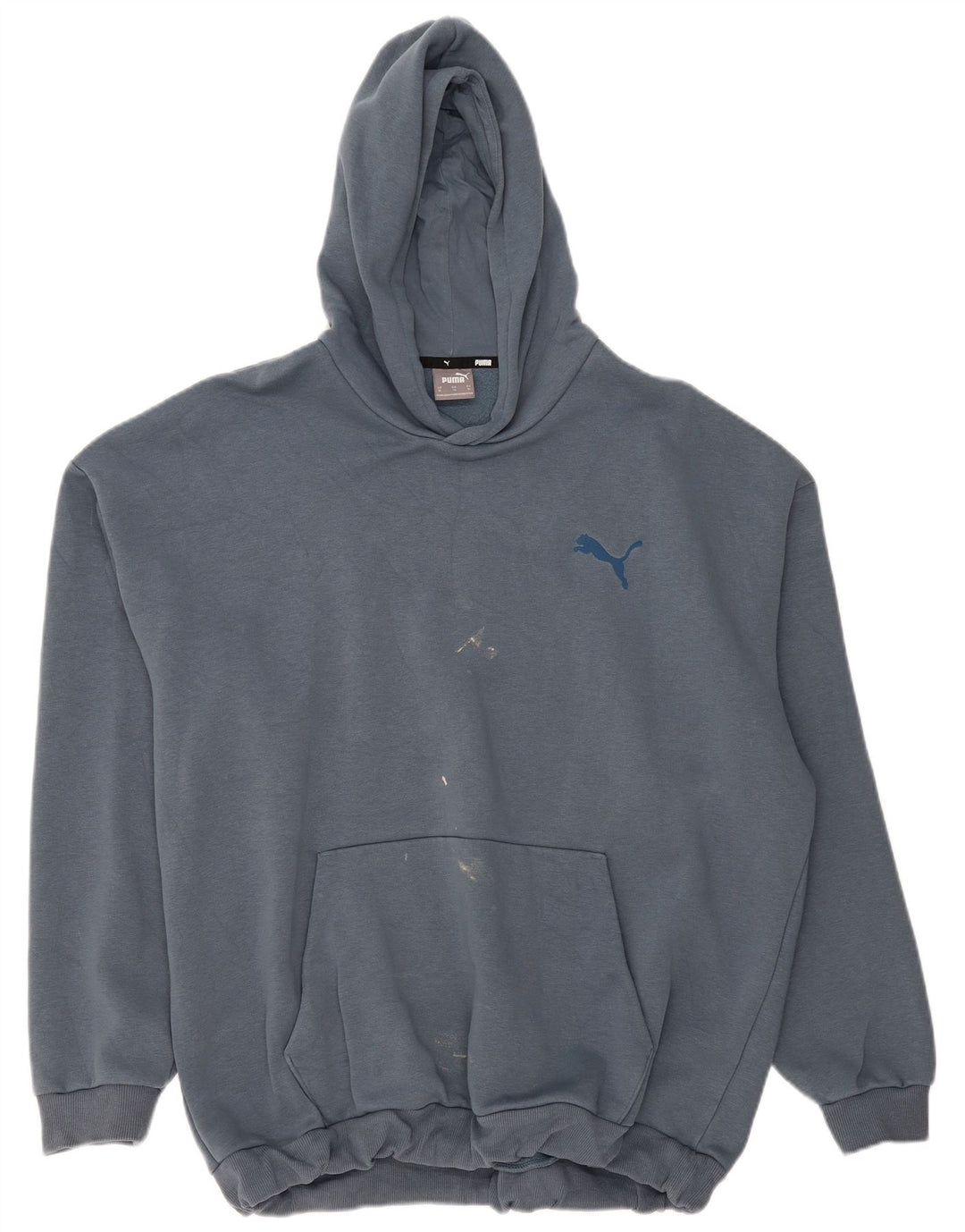 Felpa con cappuccio PUMA da uomo XL in cotone blu