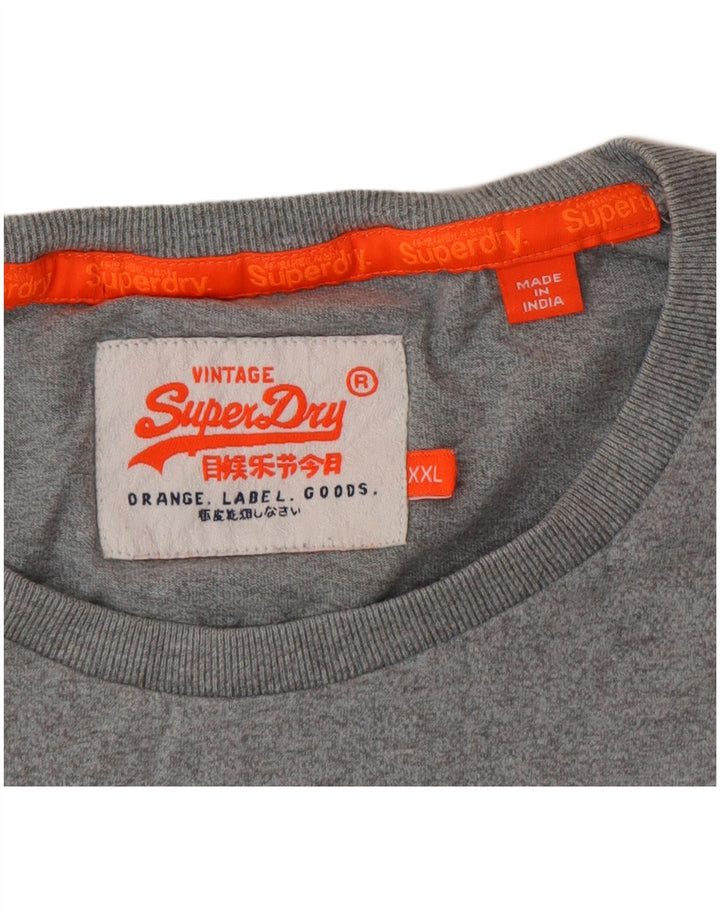 T-shirt da uomo Superdry Top 2XL Grigia
