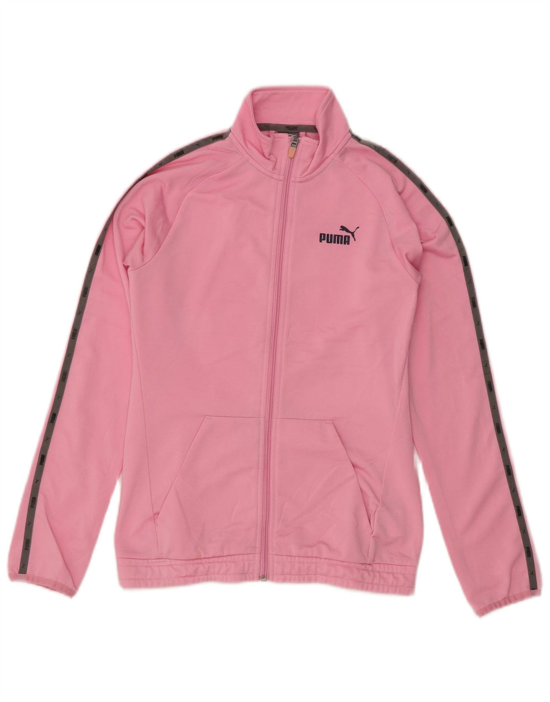 Giacca della tuta da ragazza PUMA 13-14 anni Poliestere color block rosa