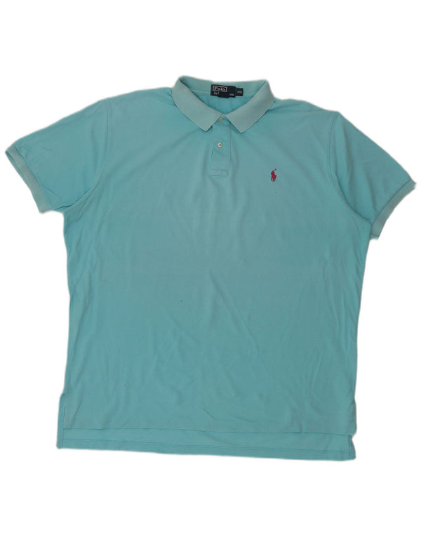 Polo da uomo Ralph Lauren 2XL in cotone turchese