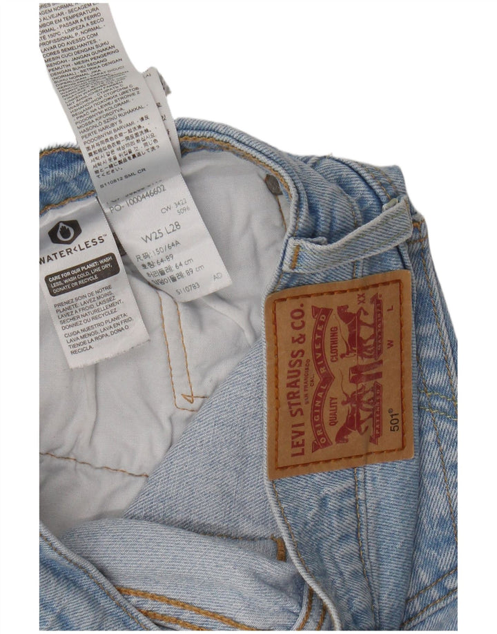Jeans dritti Levi's 501 da donna W25 L28 cotone blu