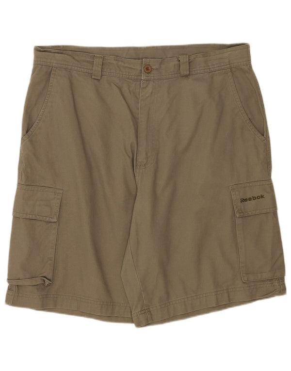 Pantaloncini cargo da uomo Reebok XL W38 cotone kaki
