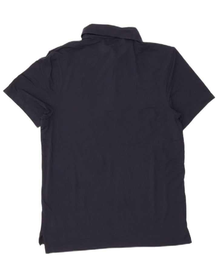 Polo da uomo J. CREW media poliestere blu navy