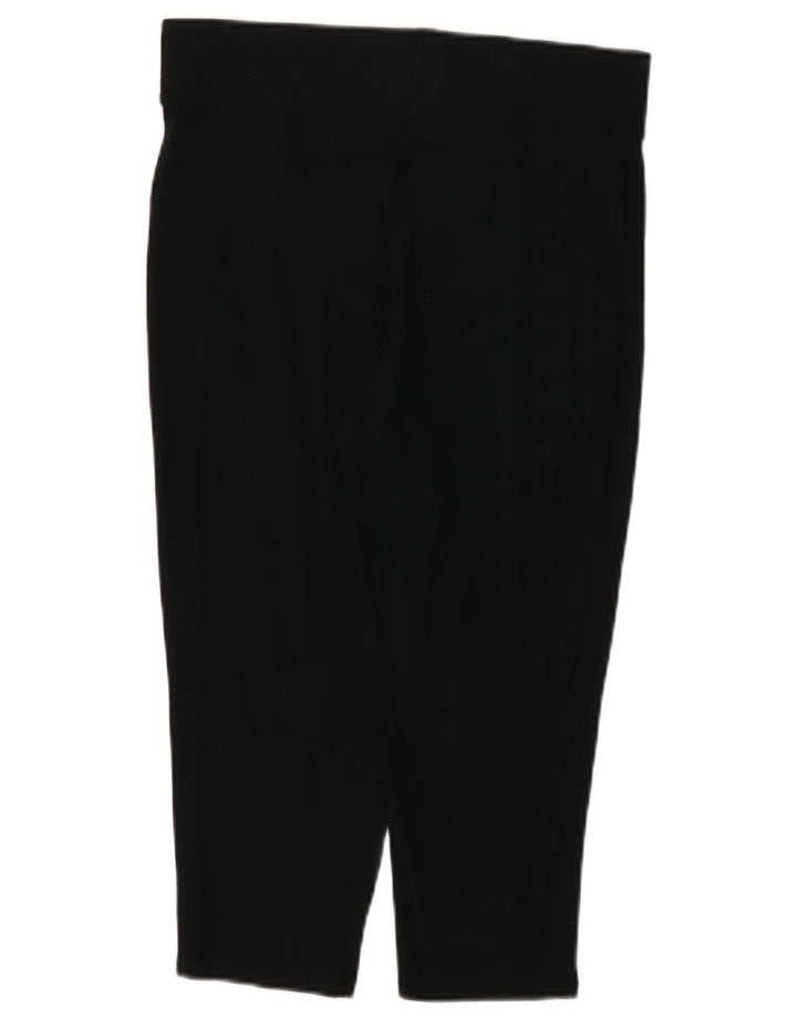 Leggings Capri da donna Marks & Spencer UK 12 viscosa nera media