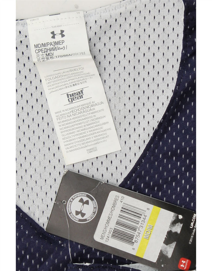UNDER ARMOUR Canotta grafica da uomo NBA vestibilità ampia blu navy medio