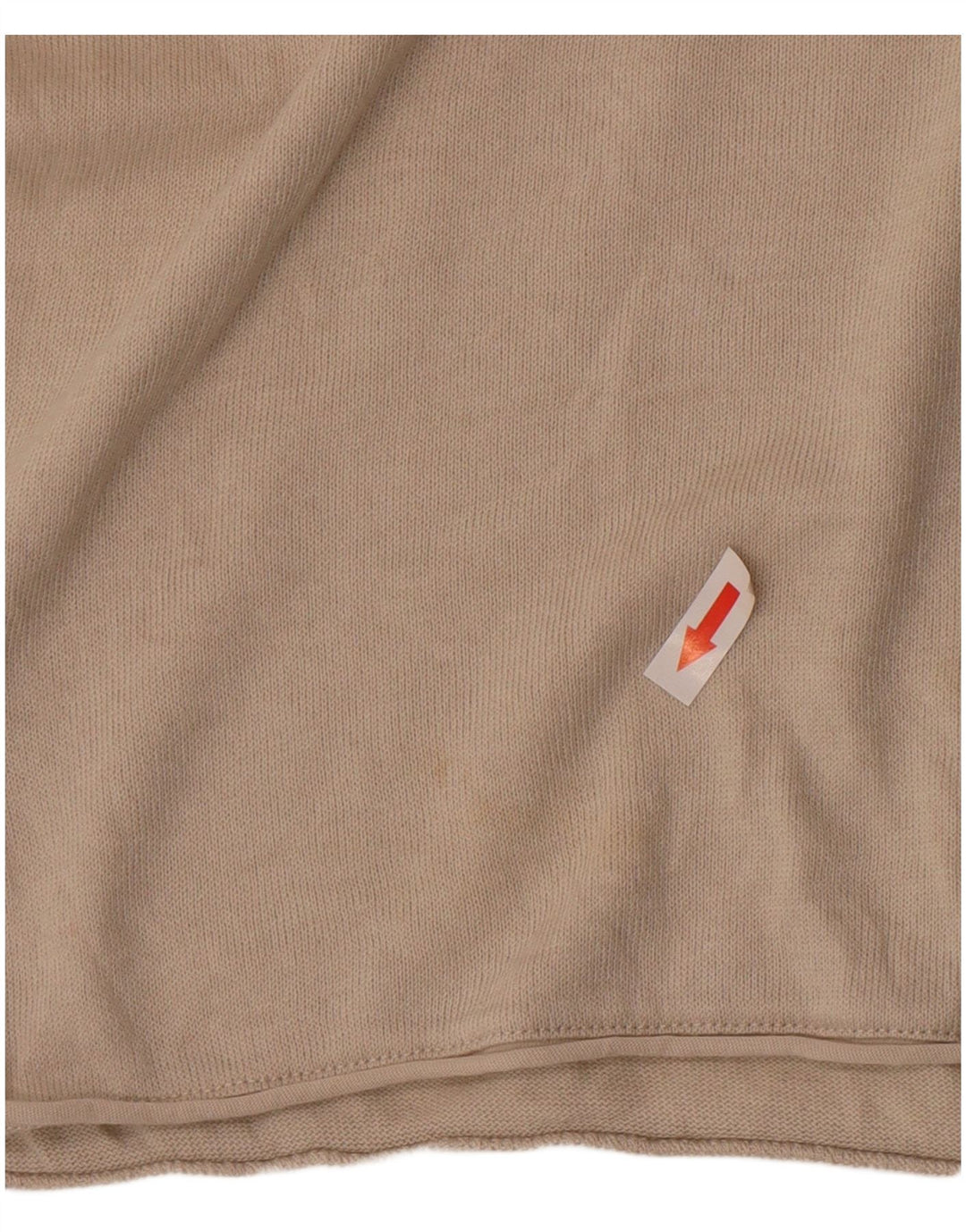 T-shirt Zara da uomo Top grande in cotone beige