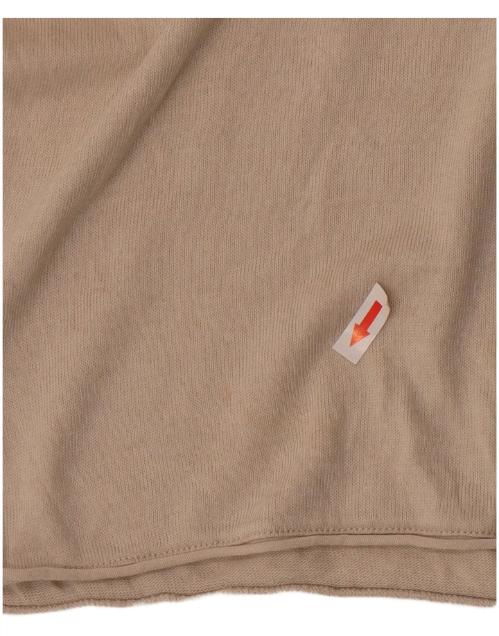 T-shirt Zara da uomo Top grande in cotone beige