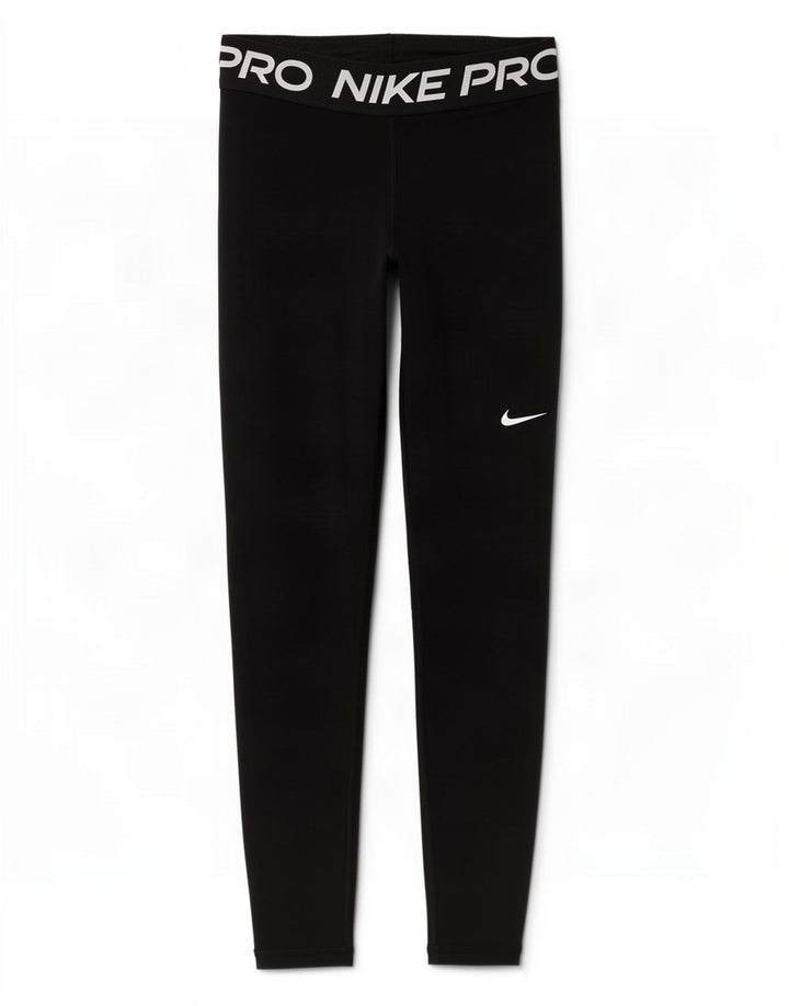 Leggings grafici da donna Nike UK 8 piccoli poliestere nero