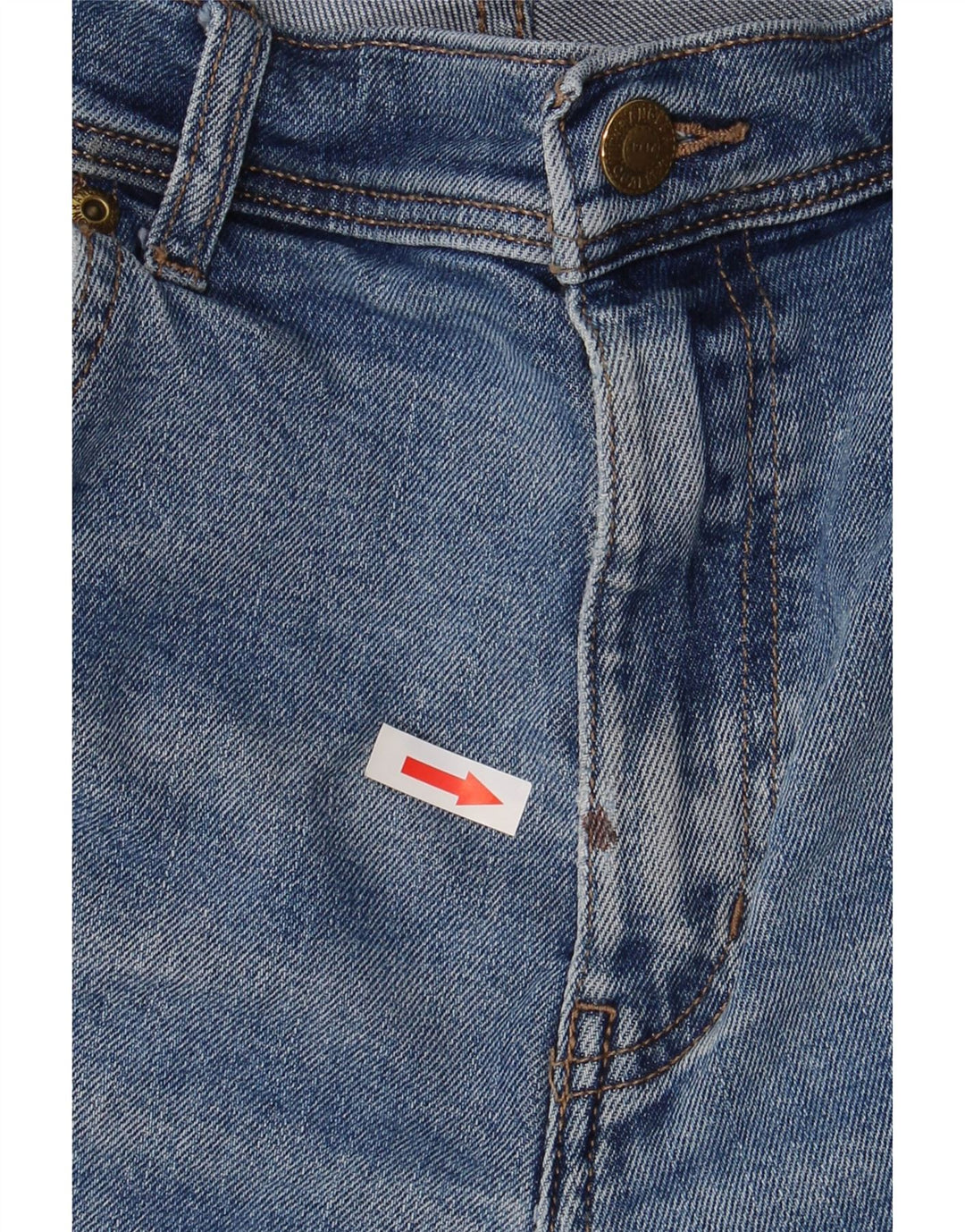 Jeans dritti da uomo vestibilità regolare WRANGLER W34 L30 cotone blu