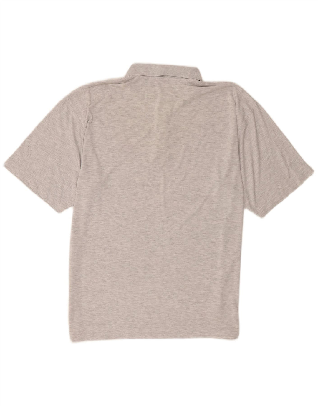 Polo da uomo Puma Large in poliestere chiazzato grigio
