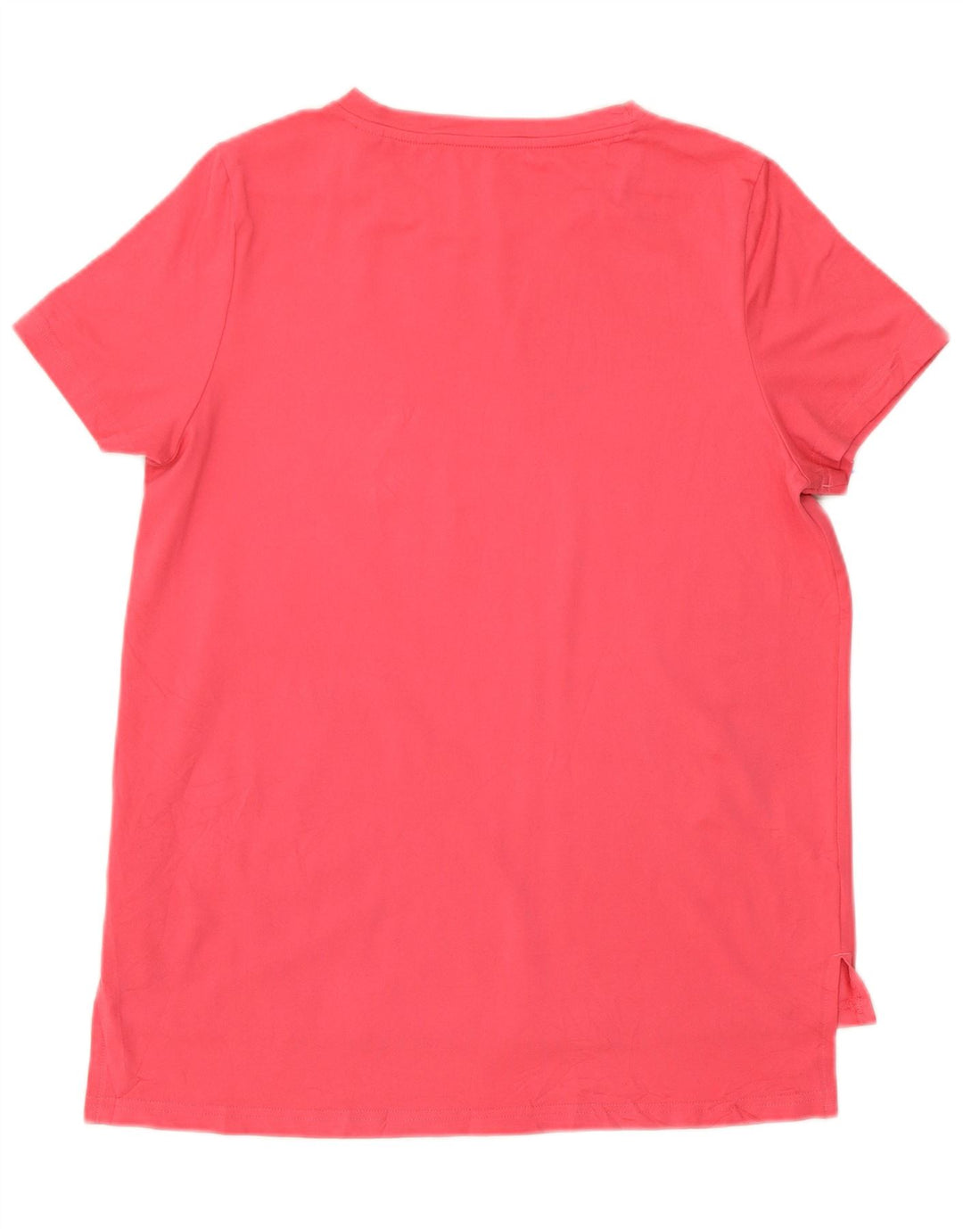 T-shirt grafica da donna Adidas Top UK 12/14 poliestere rosa medio