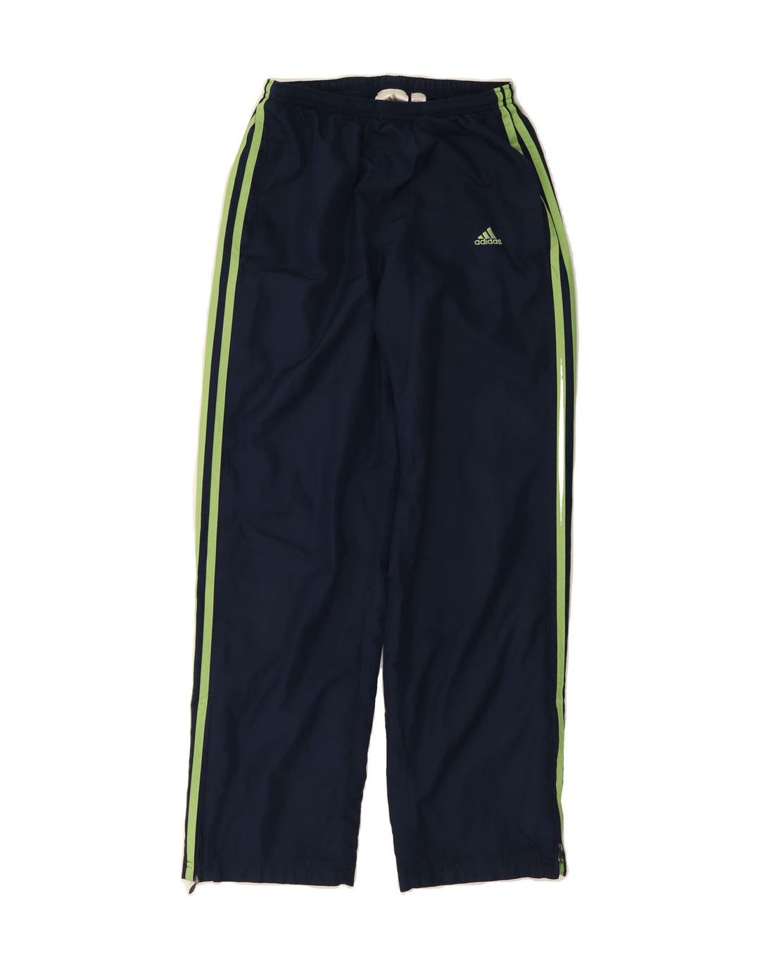 ADIDAS Boys Tracksuit Trousers 13-14 Years Small Navy Blue Polyester Vintage Adidas and Second-Hand Adidas from Messina Hembry 