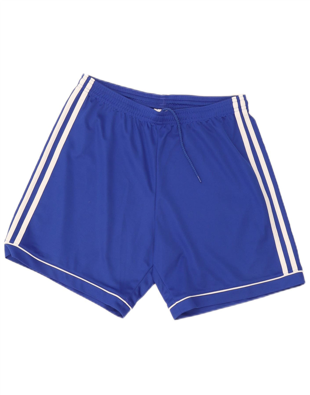 Pantaloncini sportivi Adidas Climalite da uomo in poliestere blu medio