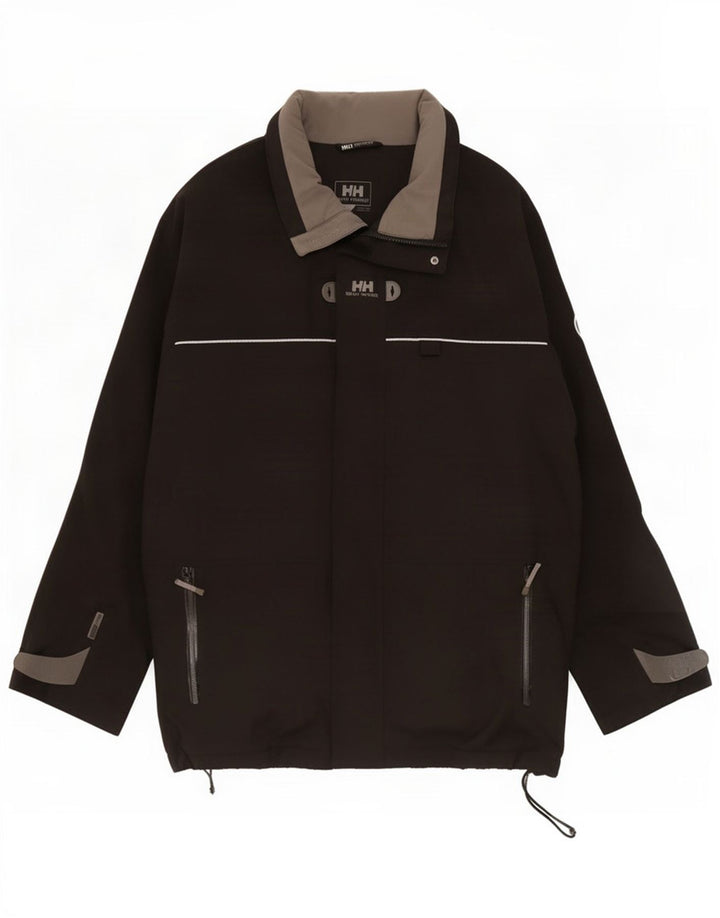 Giacca a vento da uomo Helly Hansen UK 40 Large nera in poliammide
