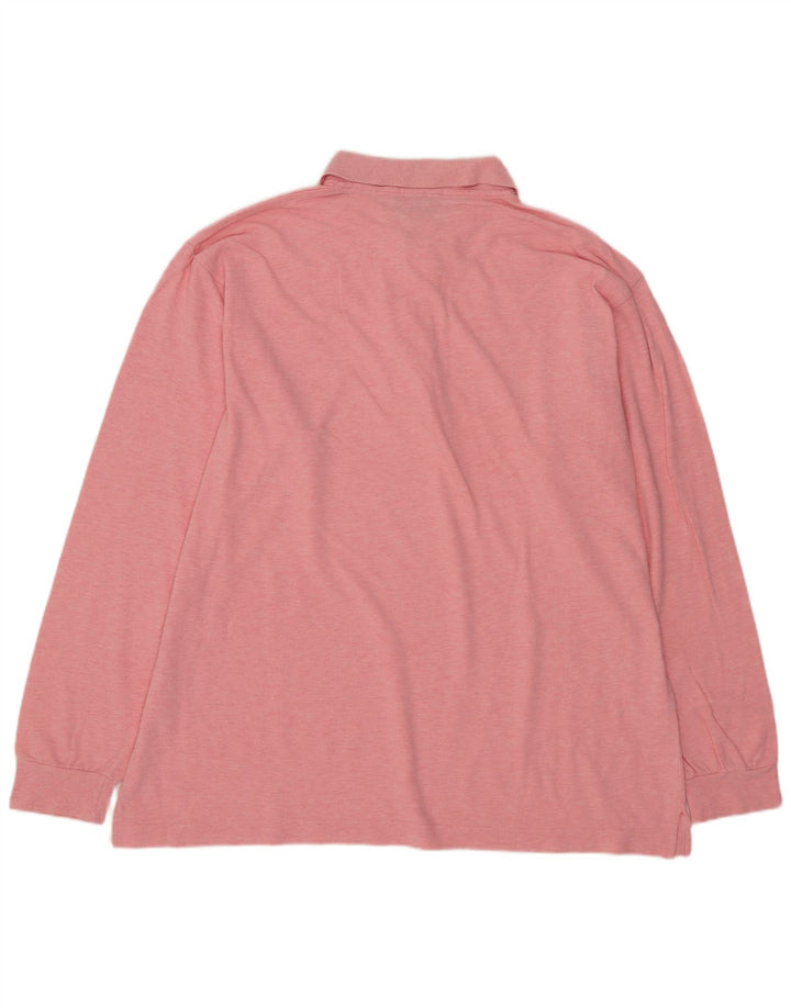 SERGIO TACCHINI Polo da uomo a manica lunga EU 52 Large Rosa