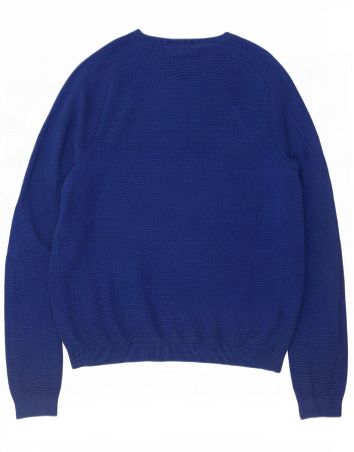 Maglione da uomo con scollo a barca Ted Baker, grande cotone blu
