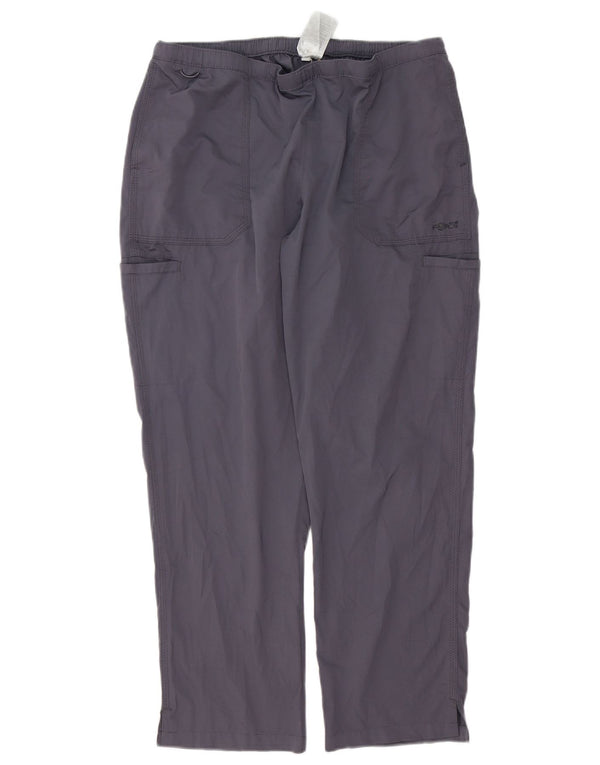 Pantaloni cargo dritti Petite da uomo Carhartt grandi W34 L28 poliestere grigio