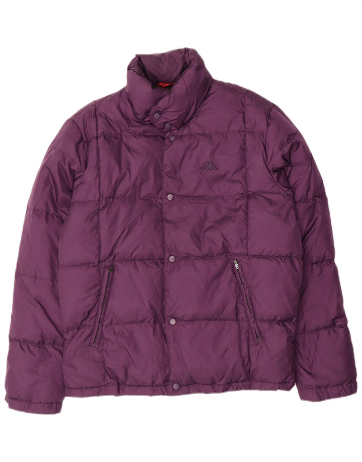 Giacca imbottita da uomo Kappa UK 38 Large Viola Nylon