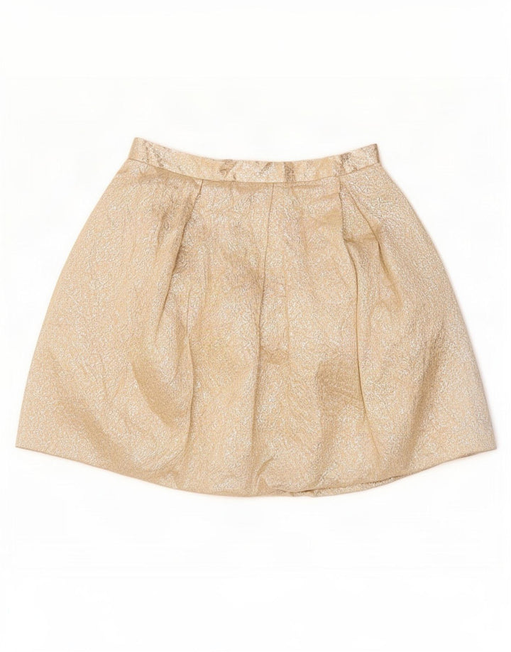 Minigonna da donna Coast UK 12 media W28 poliestere floreale beige