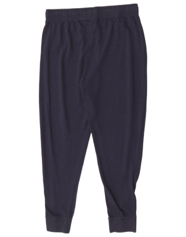 Pantaloni da tuta da uomo Tommy Hilfiger Joggers medio cotone blu navy