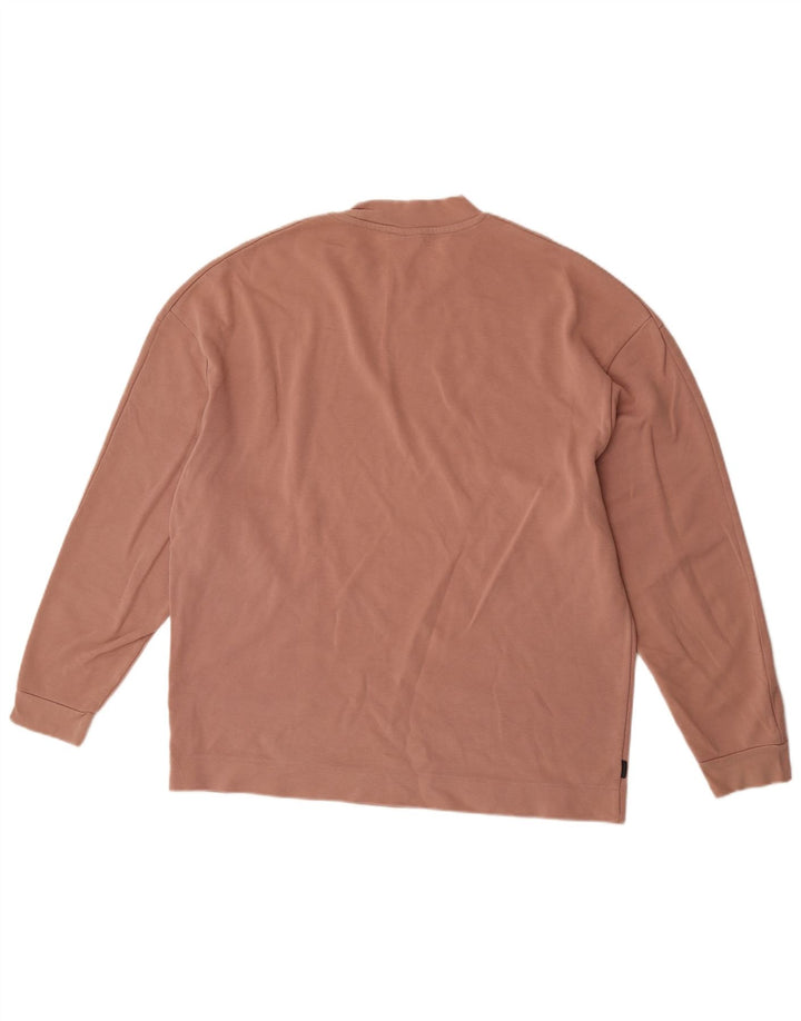Top Zara da uomo a maniche lunghe grande marrone