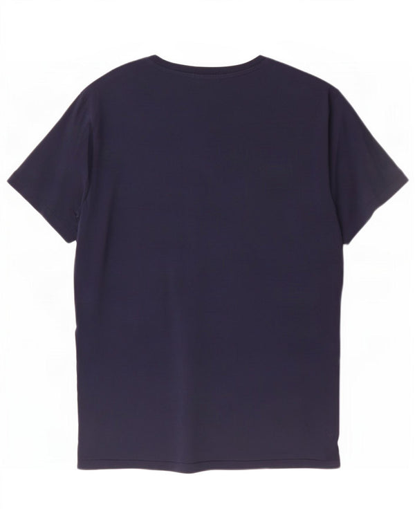 Polo Ralph Lauren T-shirt grafica da uomo slim fit personalizzata Top grande blu navy