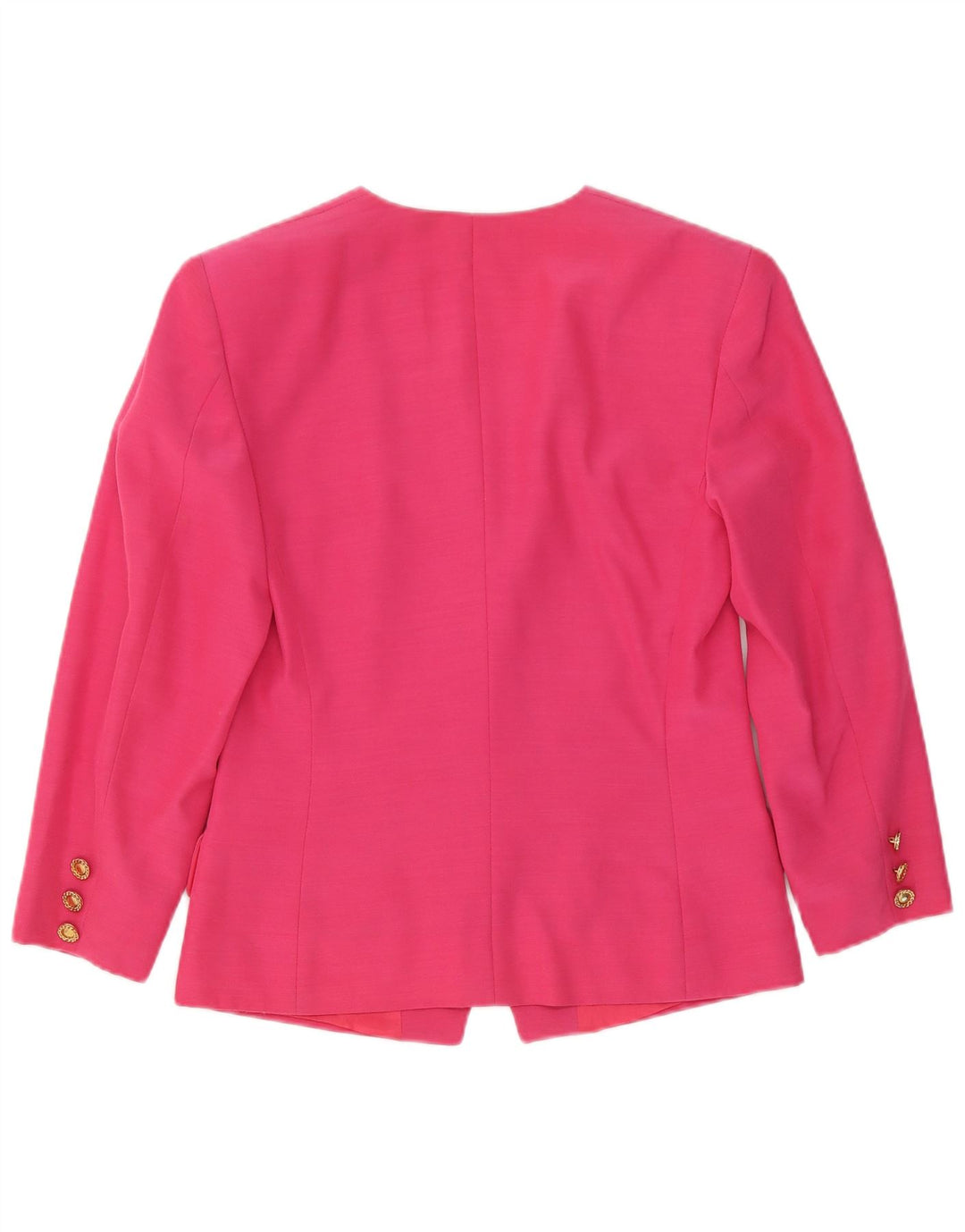 Giacca blazer vintage da donna a 4 bottoni IT 42 acetato rosa medio
