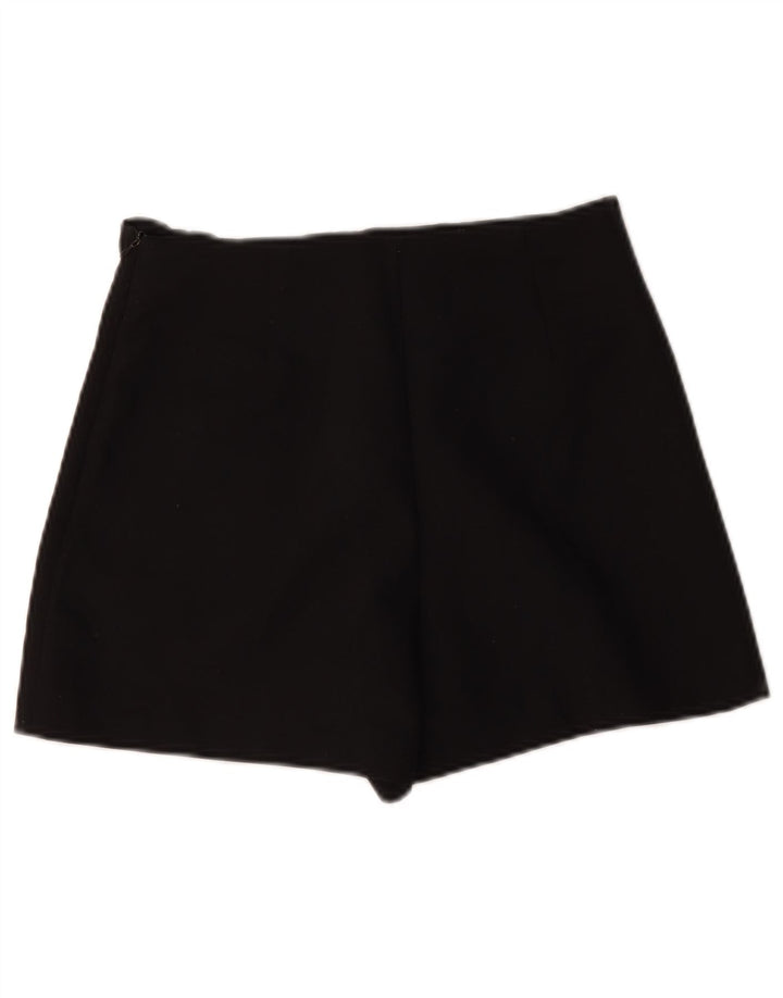 Pantaloncini casual da donna Zara piccoli W26 poliestere nero