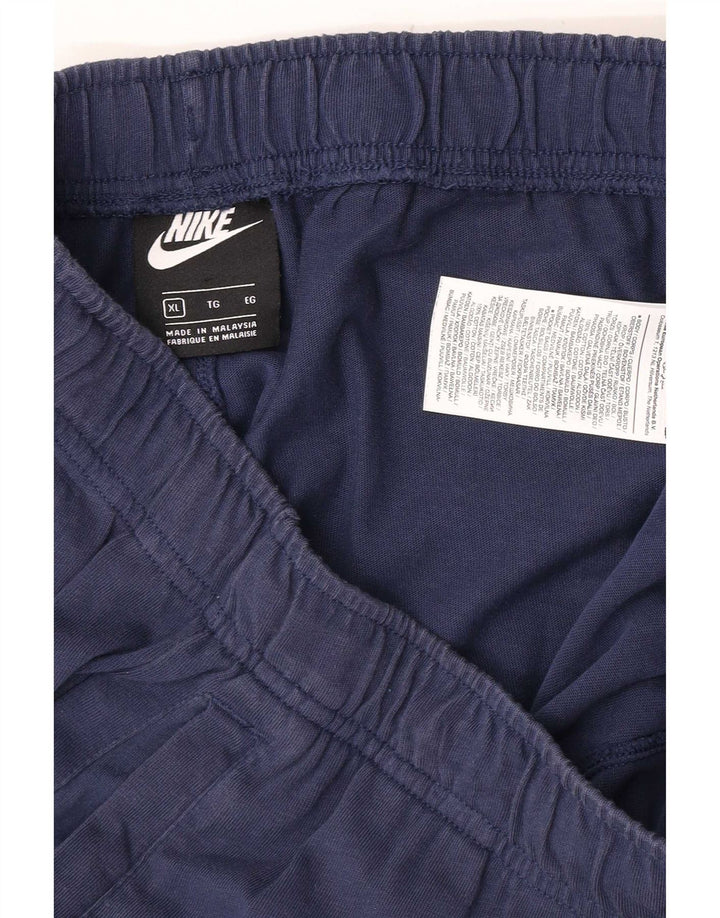 Pantaloncini sportivi Nike da uomo XL in cotone blu navy