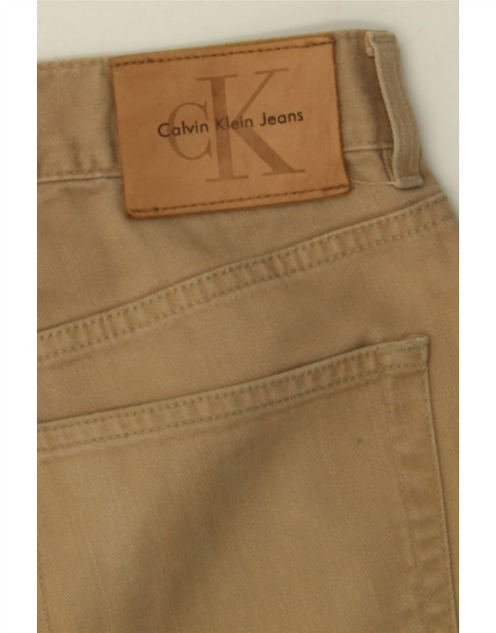 CALVIN KLEIN Womens Straight Jeans W30 L29  Brown Cotton Vintage Calvin Klein and Second-Hand Calvin Klein from Messina Hembry 