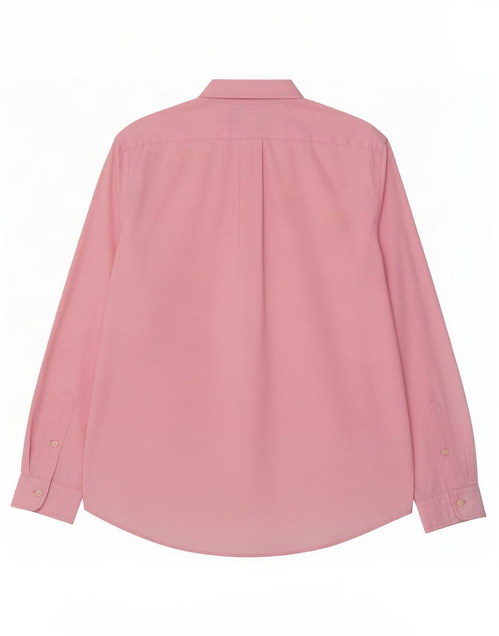 Camicia da uomo Ralph Lauren grande in cotone rosa
