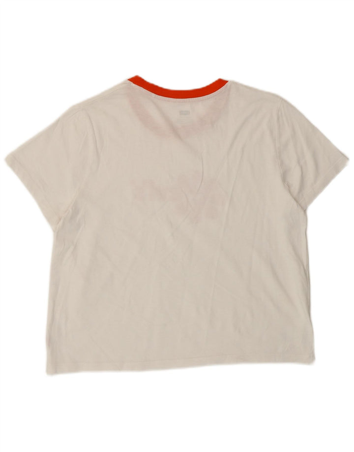 T-shirt grafica da donna Levi's Top UK 10 piccola bianca