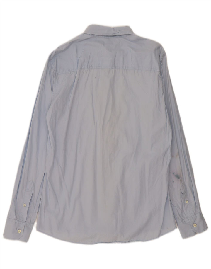 Camicia Benetton Uomo Blu Medio