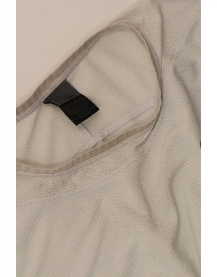 T-shirt Nike da uomo Top XL bianca color block