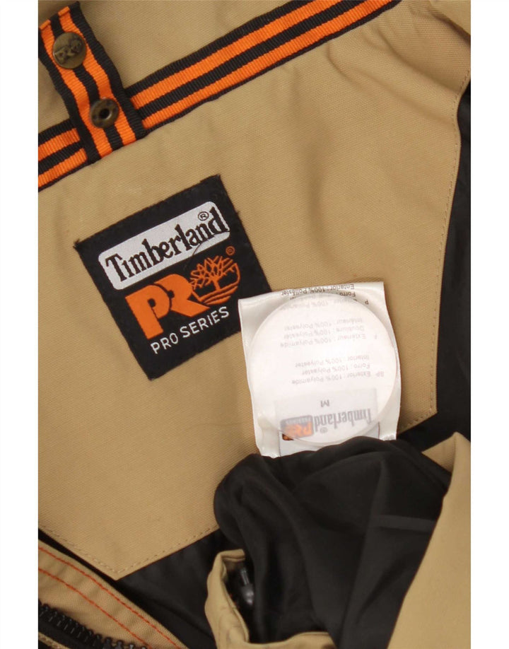 Giacca da uomo con cappuccio Timberland UK 38 Nylon beige medio