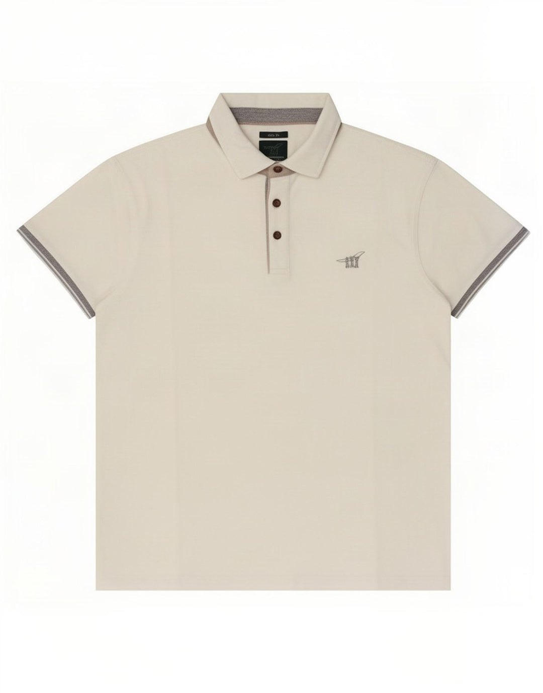 Polo da uomo slim fit Henry Cottons bianca media