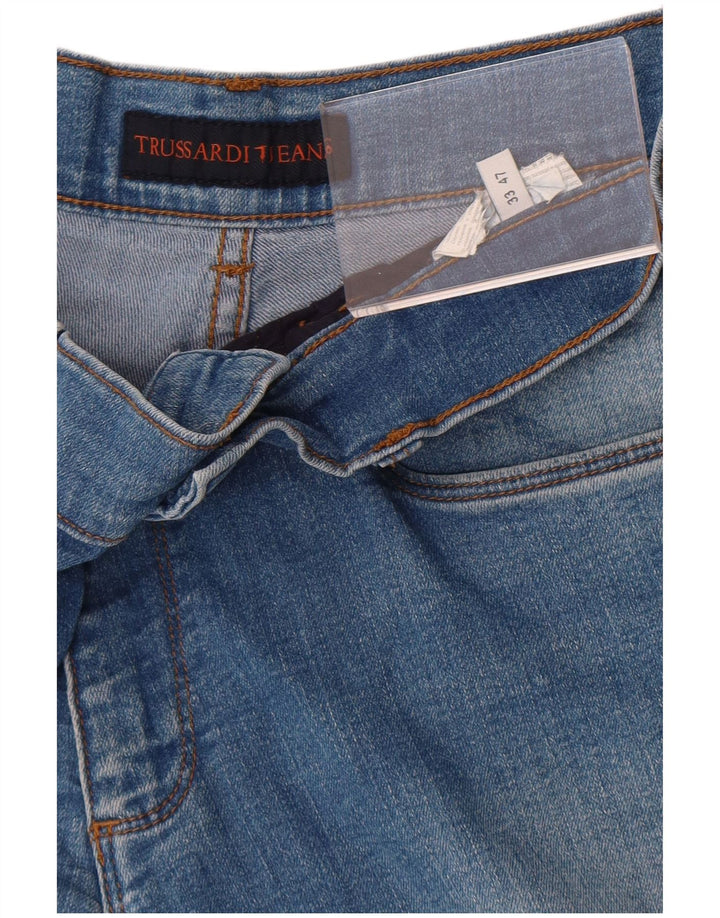 Jeans dritti da uomo Trussardi W33 L31 Blu