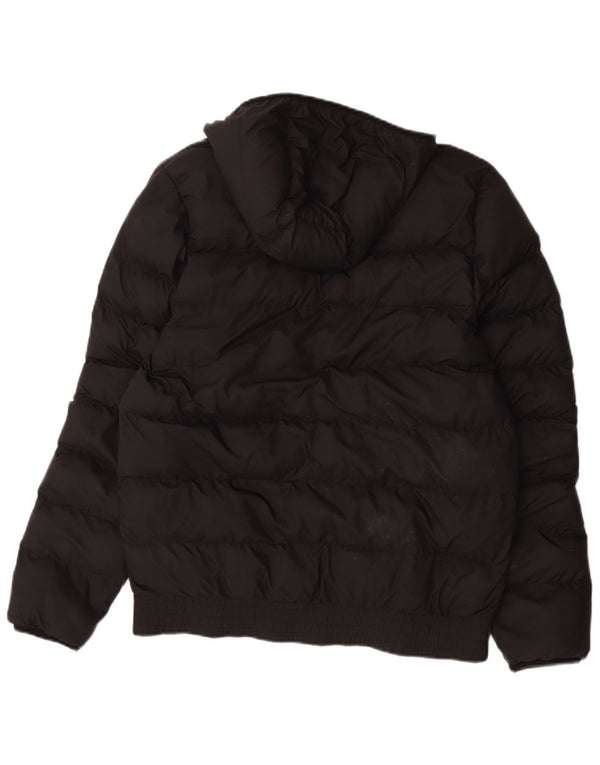 Giacca imbottita con cappuccio Nike da uomo UK 38 media nera