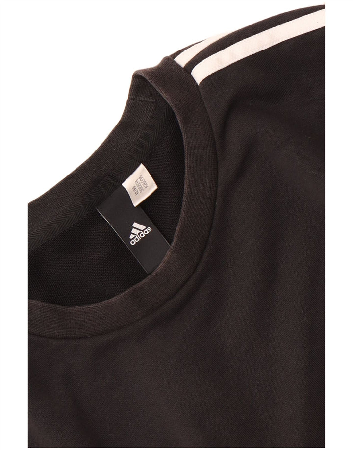 Felpa Adidas Uomo Maglione Medio Nero