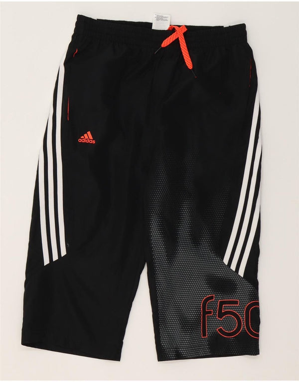 Pantaloni da tuta Adidas F50 Graphic da ragazzo 13-14 anni Colorblock nero